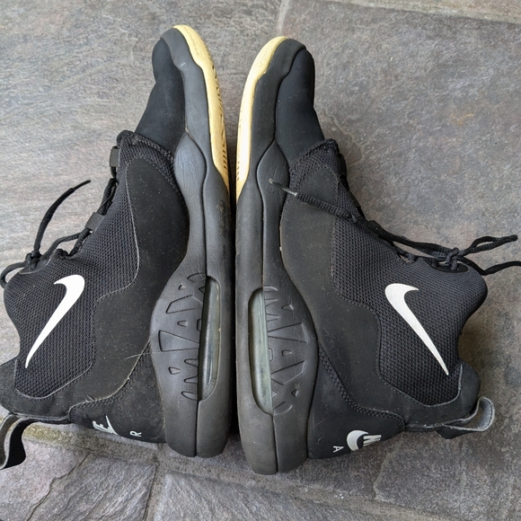 Mens Size 13  Nike Air Conversion Black Sneakers Basketball - Picture 5 of 7